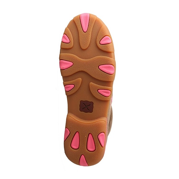 TWISTED X TOUGH ENOUGH WEAR PINK TALL DRIVING MOC - Picture 2 of 3